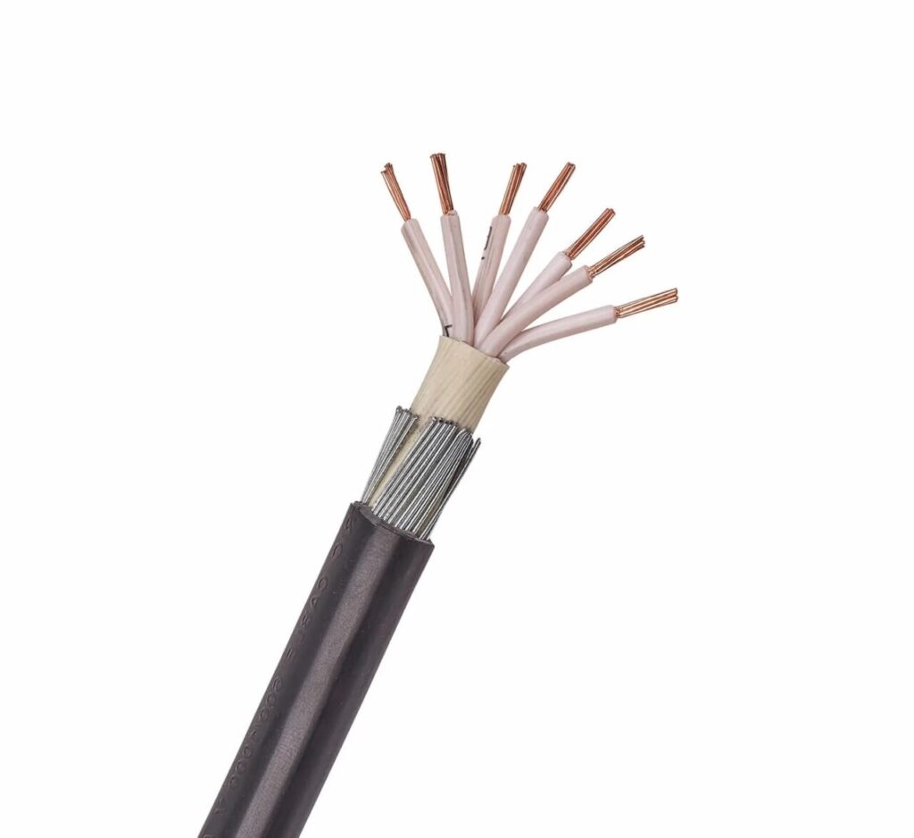 2.5mm 7 Core SWA Armoured Cable