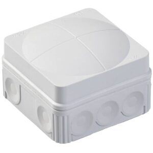 Wiska Grey 76mm x 76mm x 51mm Waterproof Junction Box
