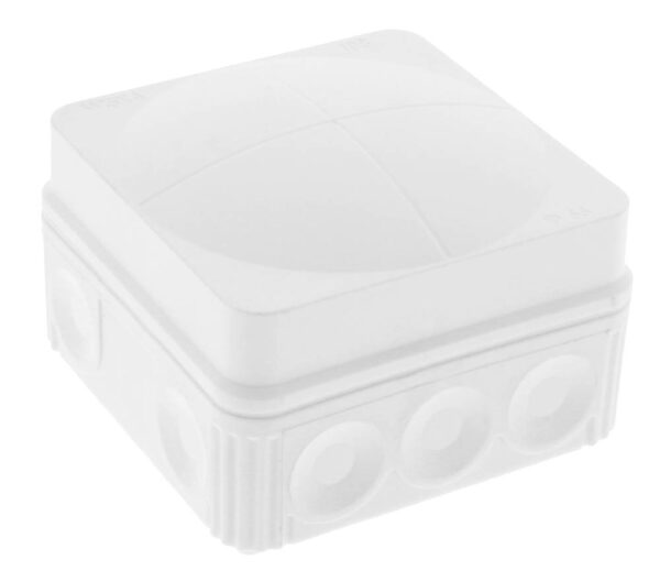 Wiska White 76mm x 76mm x 51mm Waterproof Junction Box