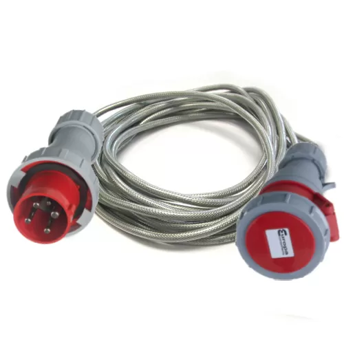 125A 4 Pin Three Phase SY Extension Lead x 5m