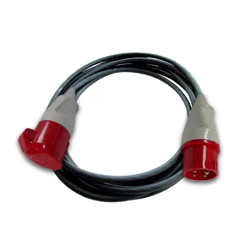 32 Amp 15m Appliance Lead 3 Phase,4 pin,415V Cable CSA:4mm². 