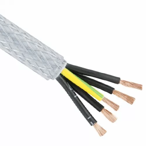 Ali's DIY 5 Core Round White Flex Flexible Cable 0.75 MM 2 metre Cut Length 