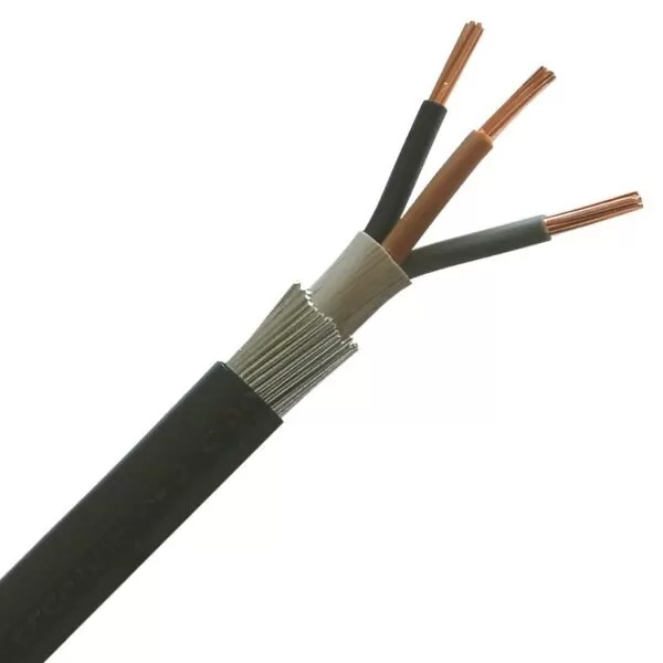10mm 3 Core SWA Armoured Cable