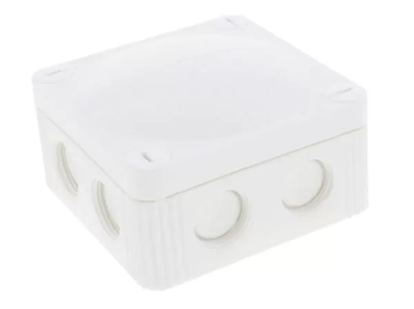 Wiska White 85mm x 85mm x 51mm Waterproof Junction Box