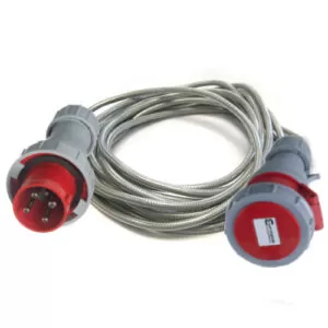 125A 4 Pin Three Phase SY Extension Lead x 10m