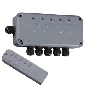 Waterproof 5 Gang Remote Controlled Switch Box 13A IP66